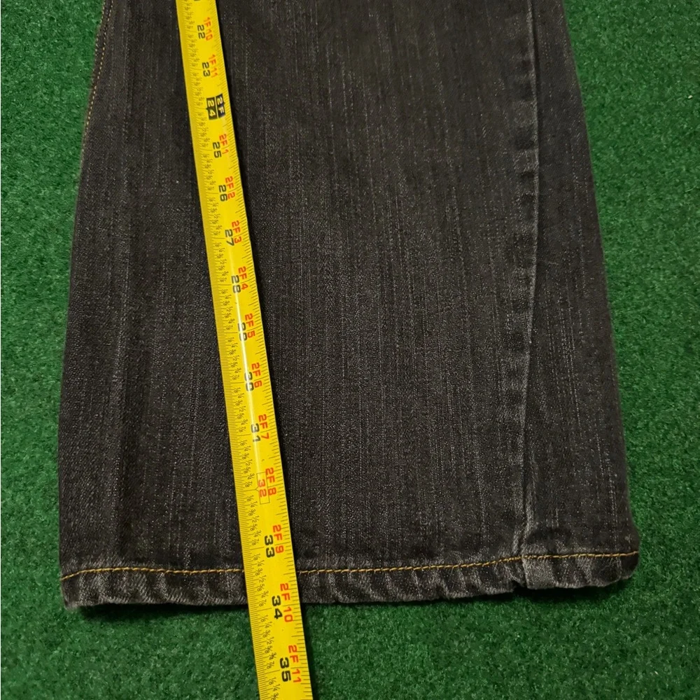 Vintage Y2K Coogi Baggy Hip Hop Embroidered Gold Black 40x32 Denim Jeans